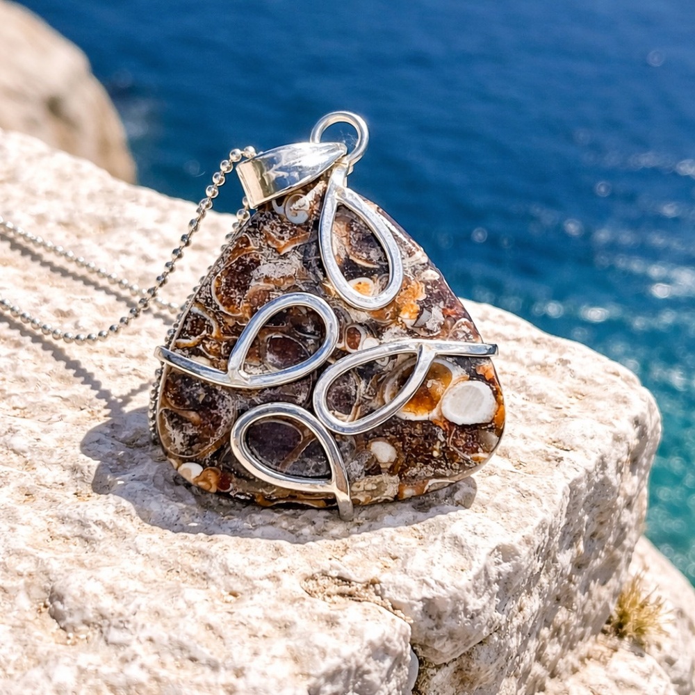 Turtella Fossil Necklace